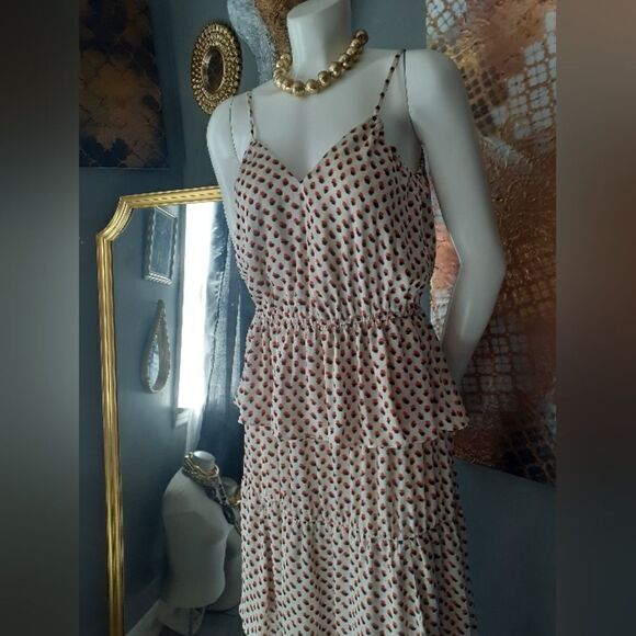 NWT H&M Tiered Ruffled Maxi Dress - Picture 7 of 16